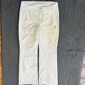 Athleta Soft-Shell Ski/Snow Pants in white – size 14